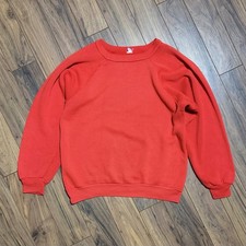 True Vintage 60s/70s Pit Gusset Red Sweatshirt picture