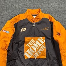 Vintage Nascar Chase Authentic Kyle Busch The Home Depot Windbreaker Jacket M picture