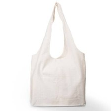 White Blank DIY Large Cotton Canvas Tote Bag picture