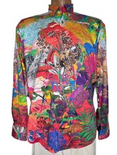 Robert Graham Limited Edition Shirt Garden Glory L/S Embroidered Large 742/827 picture