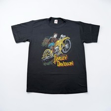 Vtg 80s Davidson Old Style Competition Bikers Only 50/50 USA T Shirt XXL picture