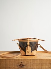 Louis Vuitton Noe Purse Charm M57099 Brown Monogram Mini Bucket Bag picture