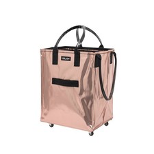 NEW Hulken Medium Metallic Rose Gold Rolling Tote Bag picture