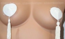 SEXY LINGERIE White wedding pasties BRA picture