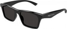 NEW Alexander McQueen AM 0472S Sunglasses 001 BLACK 100% AUTHENTIC picture