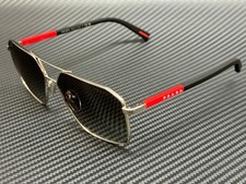 PRADA LINEA ROSSA PS A50S 1BC02M Silver Grey Gradient Men's 60 mm Sunglasses picture