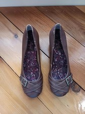Brown Jelly pop Wedge Heel Women's Size 7 picture