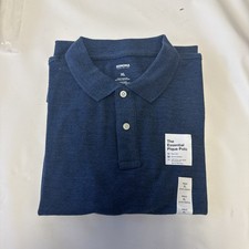 SONOMA Goods for Life Mens XL Blue Supersoft Pique Polo Shirt Short Sleeve picture