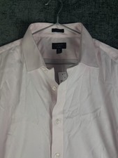 NWT J. Crew Ludlow Shirt Mens 16.5 35 Slim Pink Button Up Solid Dress picture