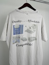 Vintage 1997 Options By IBM Hanes Beefy Distressed T Shirt picture