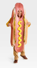 Adult and Kids Hot Dog HOTDOG Costume One Size Hyde & EEK NEW picture