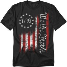 Popfunk We the People 1776, Patriotic American Freedom, Unisex T-Shirt picture
