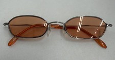 Jean Paul Gaultier 58-0040 Sunglasses Orange Lens Silver Metal Frame Japan picture