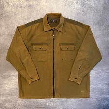 VTG American Eagle Outfitters Mens Large Green Full Zip Canvas Work Jacket Coat picture