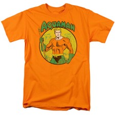 AQUAMAN DC COMICS Licensed Adult Men's Graphic Tee Shirt SM-3XL picture