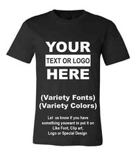 Personalized Custom T-Shirt Print Your Logo Photo Custom Made Shirt picture