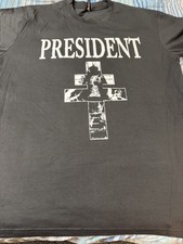 President 2026 US Tour Official T-shirt XL Black Double Sided picture
