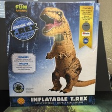 NWT Rubie's Adult Unisex Jurassic World Inflatable T-Rex Costume - One Size picture