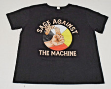 Vintage T-Shirt Size XXL Y2K Sage Against The Machine Black Cotton picture