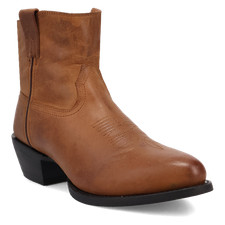 Laredo Men's Cabrera 6 Inch Tan Leather Western Ankle Boot 70007 picture