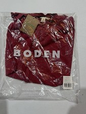 Boden Supersoft Short Puff Shirt Red Earth Size 10 Women picture