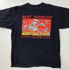 Rare The Beat Farmers Band Viking Lullabys 1994 Cotton Black T-Shirt picture