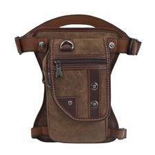 Men's Multi-Purpose Canvas Drop Leg Bag Travel Waist Pack Motorcycle Hiking bag picture
