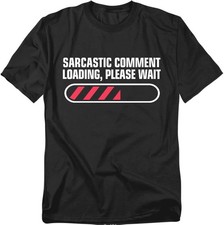 Popfunk Sarcastic Comment Loading T Shirt – Funny Unisex Adult Tee for Men or Wo picture