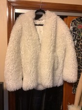 Zara Cream Lamb Fur Xxl New picture