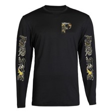 Camo Powerstroke T-Shirt Unisex Black Color Front S - 2XL Long Sleeve picture