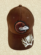 HR Big Game Hunting Cap Brown Bighorn Sheep Patch Antler Logo Adjustable Hat picture