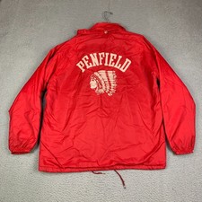 Vintage 60s Champion Jacket Mens M Hooded Coach Windbreaker Penfield Indians picture