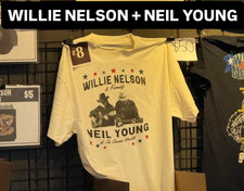 Willie Nelson & Neil Young Music September 2026 Concert reprint T-Shirt picture