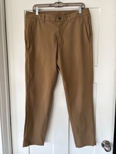 Lululemon Commission Slim Pant — Khaki, Size 34 picture