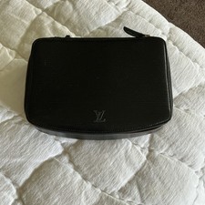 Auth LOUIS VUITTON Epi Noir Pochette Monte Carlo M11922 Jewelry Case picture
