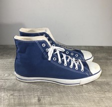 CONVERSE All Star Chucks Blue High Top Men’s Shoes Sneakers Kicks Size 14 Vtg picture