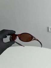 Retro Oakley Eye Jacket 1.0 Gen 2 Polarized Sunglasses Brown Frame Brown Lenses picture
