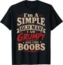 Grumpy Old Man T-Shirt with Humorous Design picture