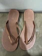 Melissa Sun Women’s Flip Flop Sandals Pink Slip-On Vegan US 7 EU 38 picture
