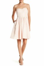 J. Crew Marlie Classic Faille Dress, Strapless, Pleat detail, Sizes 12, $200 NWT picture