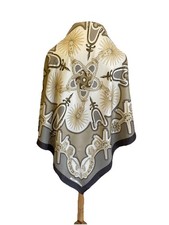 Y15# HERMES Paris Silk Scarf Carre 90 Les Eperons Equestrian Francoise Perriere picture