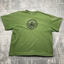 Columbia Sportswear Company Mens Green Graphic T Shirt 1938 PDX OR Logo XXL picture
