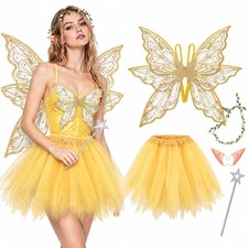 Hicarer 5 Pcs Women Fairy Wing Costume for Halloween Party picture
