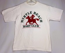 Vtg 1990 Bart Simpson Myrtle Beach T Shirt L Single Stitch Bootleg The Simpsons picture