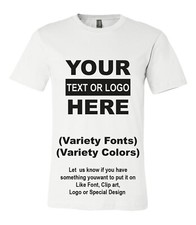 Personalized Custom T-Shirt Print Your Logo Photo Custom Made Shirt picture