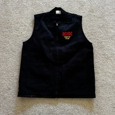 AC/DC Power Up Tour Crew Vest Neg Earth Crew  Mens M Black Issue picture