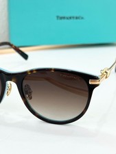 Tiffany & Co. TF2279D Sunglasses Havana Tortoise Gold Knot Brown Gradient 51mm picture