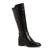 Tamaris Women's Black Leather Boots Casual Fashion 25537-001 picture