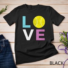 Retro I Love Tennis Unisex T-shirt picture