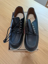 RED WING HERITAGE 8090 Moc-Toe Oxford BLACK Men’s 9.5 D MADE IN USA picture